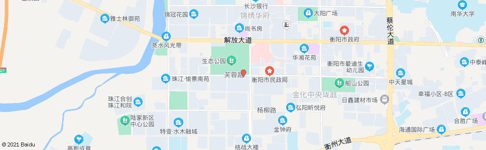 衡阳生态公园南门_公交站地图_衡阳公交_妙搜公交查询2024