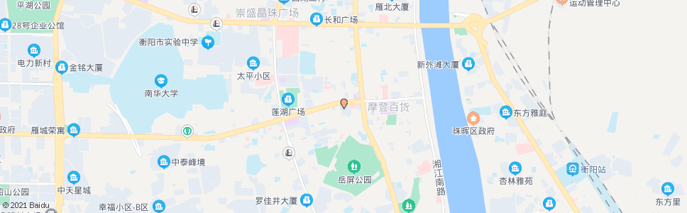 衡阳雁城宾馆_公交站地图_衡阳公交_妙搜公交查询2024