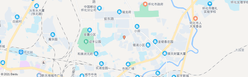 怀化建校_公交站地图_怀化公交_妙搜公交查询2024