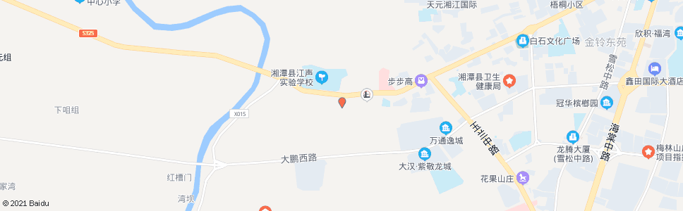 湘潭湘莲大道路口(老变电站)_公交站地图_湘潭公交_妙搜公交查询2024