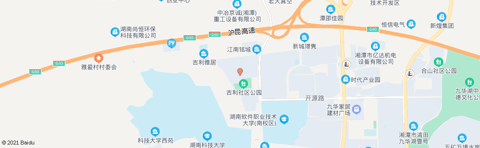 湘潭吉利社区_公交站地图_湘潭公交_妙搜公交查询2024