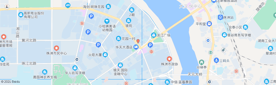 株洲长江广场_公交站地图_株洲公交_妙搜公交查询2024