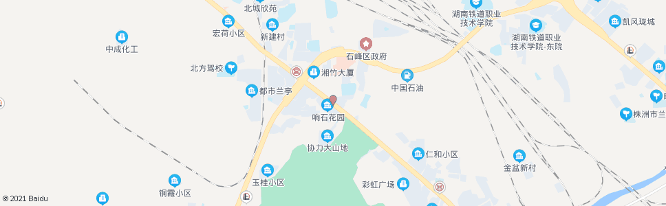 株洲响石岭综合市场_公交站地图_株洲公交_妙搜公交查询2024