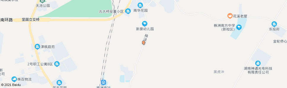 株洲南华村_公交站地图_株洲公交_妙搜公交查询2024