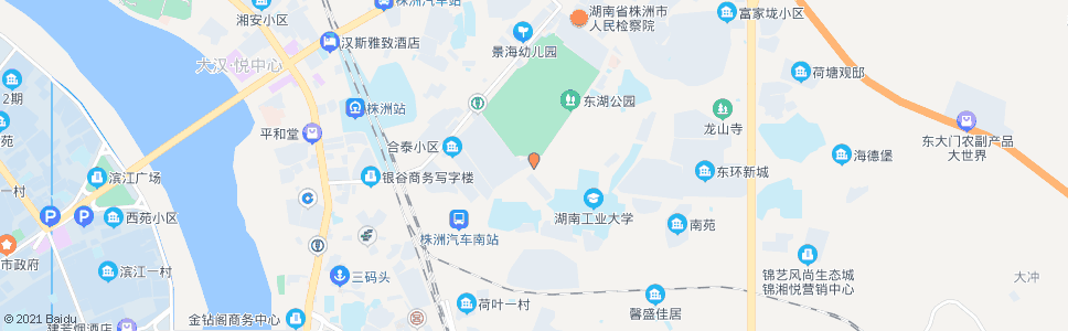 株洲河东工大校门口_公交站地图_株洲公交_妙搜公交查询2024