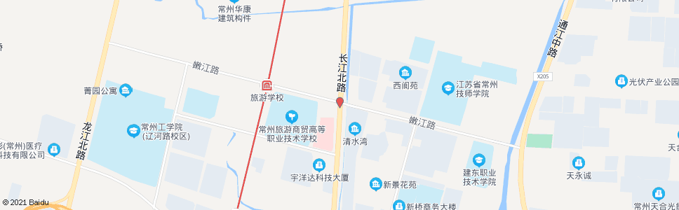 常州长江路嫩江路_公交站地图_常州公交_妙搜公交查询2024