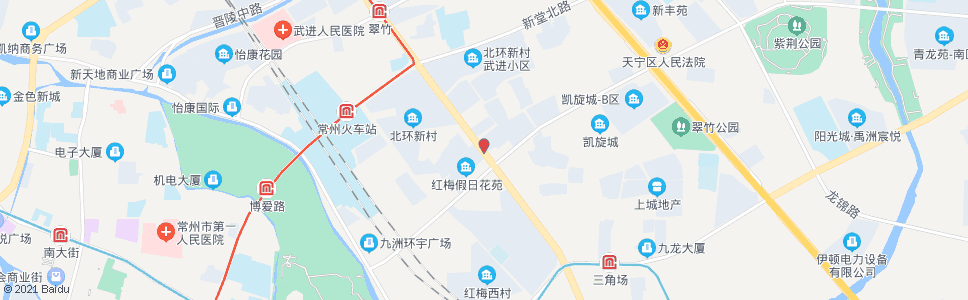 常州飞龙路竹林路_公交站地图_常州公交_妙搜公交查询2024