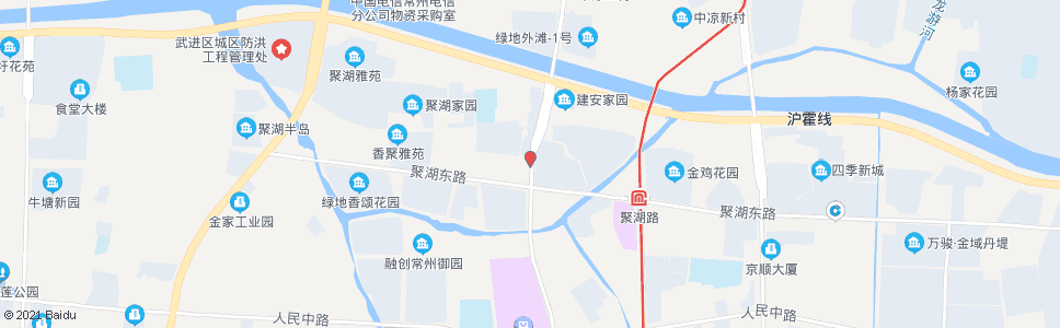 常州北建新村_公交站地图_常州公交_妙搜公交查询2024