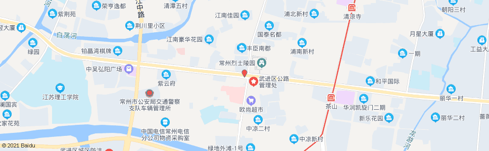 常州兰陵路中吴大道_公交站地图_常州公交_妙搜公交查询2024