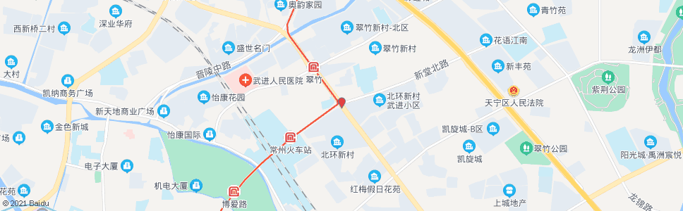 常州新堂路飞龙路北环新村_公交站地图_常州公交_妙搜公交查询2024