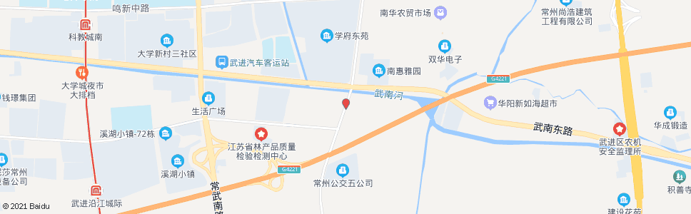 常州丽华路武南路(九华中桥南)_公交站地图_常州公交_妙搜公交查询2024