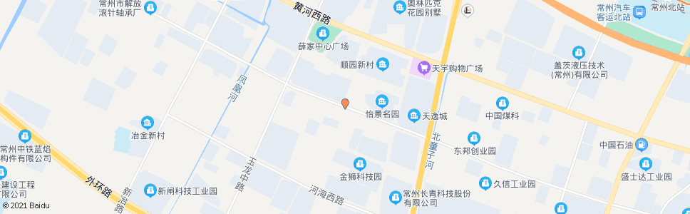 常州汉江路奥园路_公交站地图_常州公交_妙搜公交查询2024