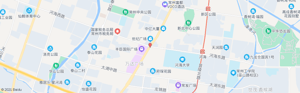 常州通江路河海路(b)_公交站地图_常州公交_妙搜公交查询2024