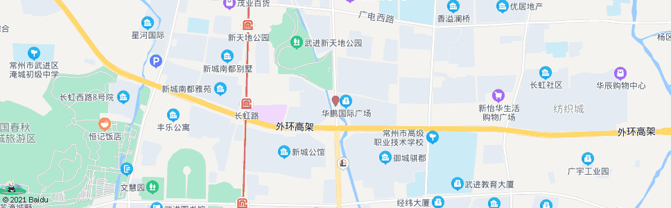 常州和平路虹北路(武进交通局)_公交站地图_常州公交_妙搜公交查询2024