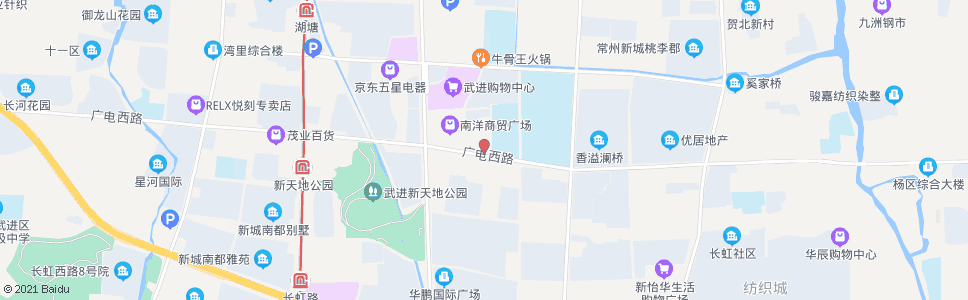 常州广电路和平路(皮革城路桥南洋广场)_公交站地图_常州公交_妙搜公交查询2024