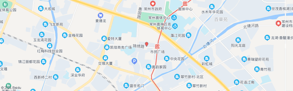 常州衡山路珠江路(常州行政服务中心)_公交站地图_常州公交_妙搜公交查询2024