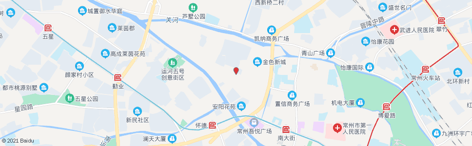 常州红星新村_公交站地图_常州公交_妙搜公交查询2024