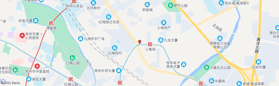 常州红梅新村(九龙小商品市场)_公交站地图_常州公交_妙搜公交查询2024