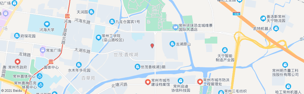 常州龙沧路太湖路(世贸广场)_公交站地图_常州公交_妙搜公交查询2024