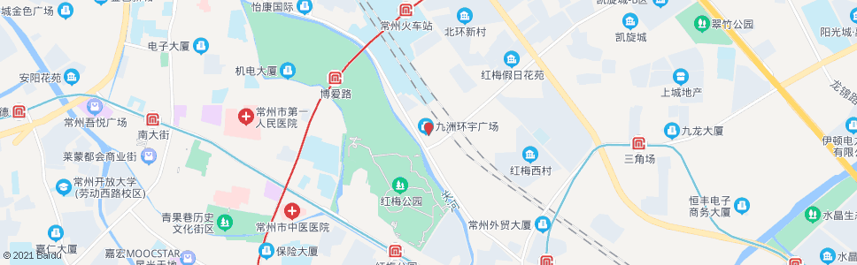 常州小东门商城北(大润发关河店)_公交站地图_常州公交_妙搜公交查询2024