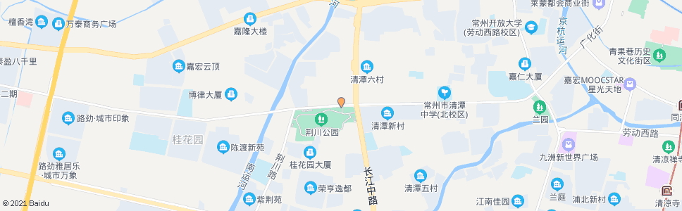 常州清潭路长江路_公交站地图_常州公交_妙搜公交查询2024