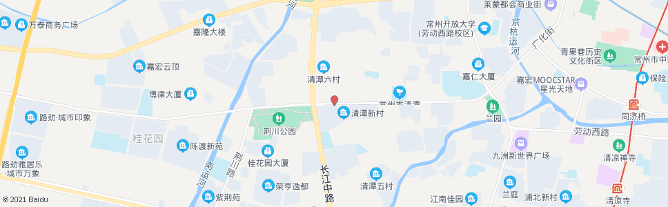 常州清潭新村(激光医院)_公交站地图_常州公交_妙搜公交查询2024