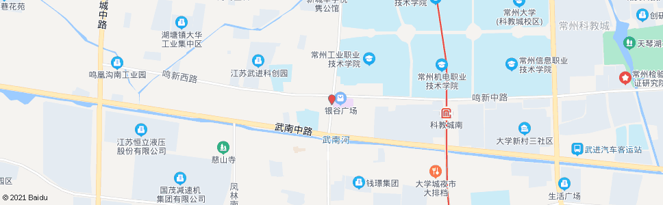 常州鸣凰(兰陵南路)_公交站地图_常州公交_妙搜公交查询2024