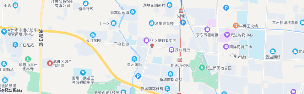 常州兰陵路广电路(四季青服装城)_公交站地图_常州公交_妙搜公交查询2024