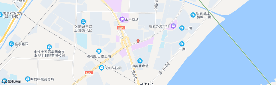 南京江山路大桥北路_公交站地图_南京公交_妙搜公交查询2024