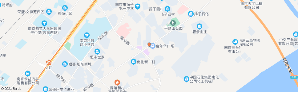 南京新华路长冲步行街_公交站地图_南京公交_妙搜公交查询2024