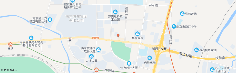 南京学府路高科八路_公交站地图_南京公交_妙搜公交查询2024