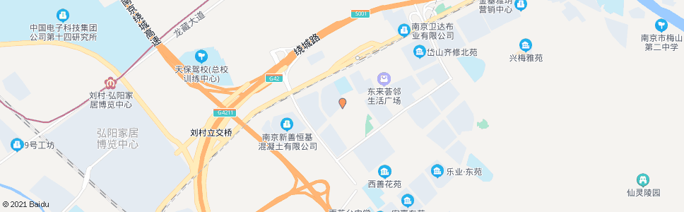 南京岱山北路西_公交站地图_南京公交_妙搜公交查询2024