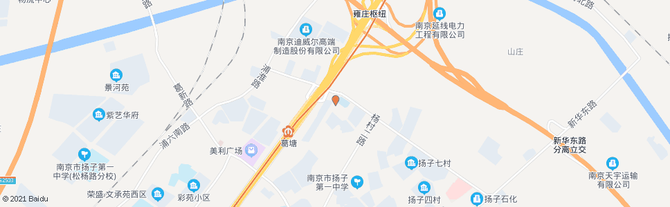 南京扬村一路北_公交站地图_南京公交_妙搜公交查询2024