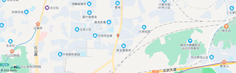 南京墨香路_公交站地图_南京公交_妙搜公交查询2024