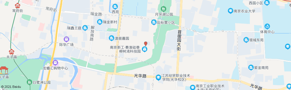 南京蓝旗街东_公交站地图_南京公交_妙搜公交查询2024