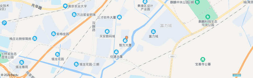 南京白下高新园区_公交站地图_南京公交_妙搜公交查询2024