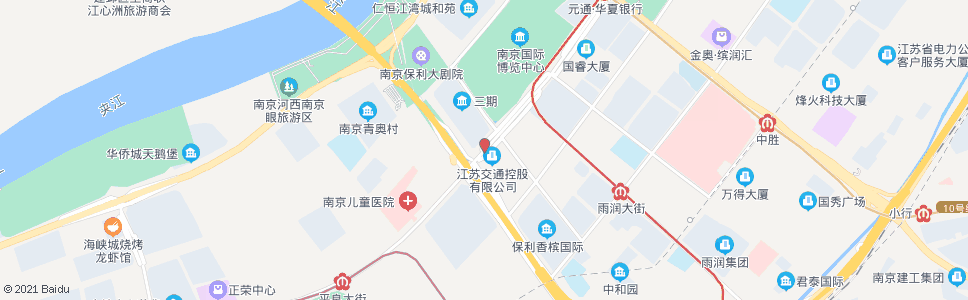 南京江东中路江山大街_公交站地图_南京公交_妙搜公交查询2024