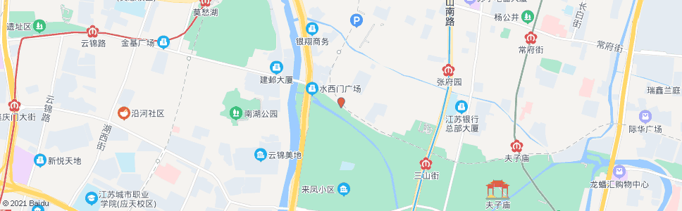 南京水西门_公交站地图_南京公交_妙搜公交查询2024