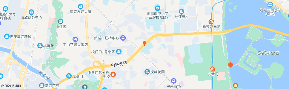 南京新模范马路虹桥_公交站地图_南京公交_妙搜公交查询2024