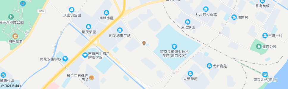 南京浦口新城实验小学_公交站地图_南京公交_妙搜公交查询2024