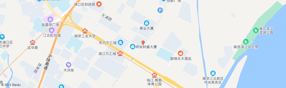 南京浦滨路镇南河路_公交站地图_南京公交_妙搜公交查询2024