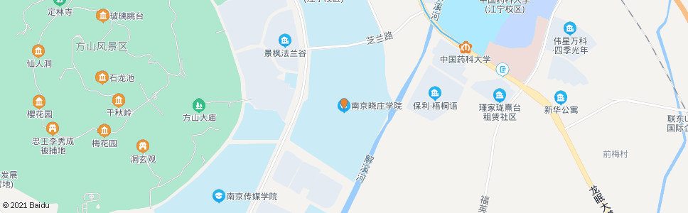 南京晓庄学院江宁校区_公交站地图_南京公交_妙搜公交查询2024