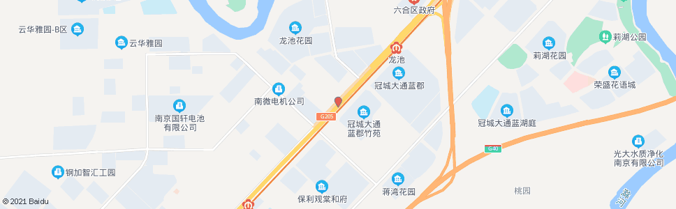 南京龙华路六合大道_公交站地图_南京公交_妙搜公交查询2024