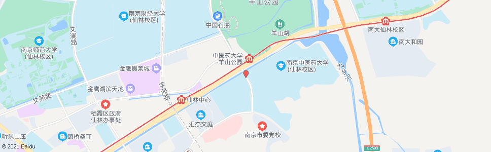 南京学原路中医药大学_公交站地图_南京公交_妙搜公交查询2024