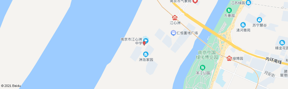 南京生态科技岛小学_公交站地图_南京公交_妙搜公交查询2024