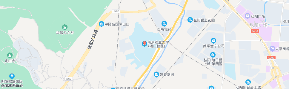 南京南农大浦口校区_公交站地图_南京公交_妙搜公交查询2024