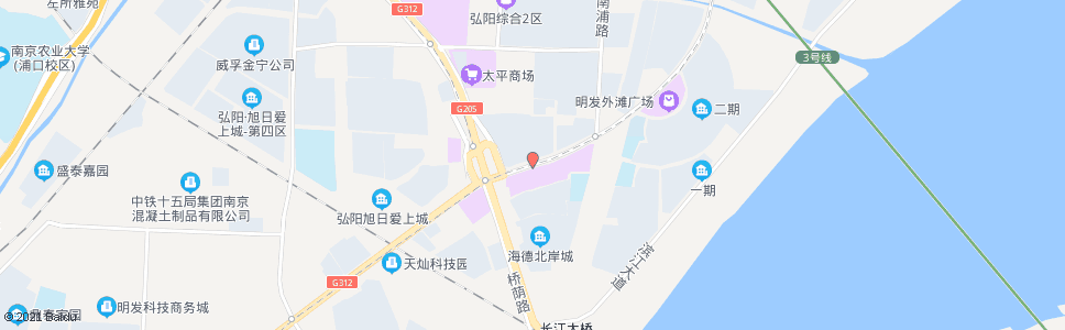 南京江山路桥北村_公交站地图_南京公交_妙搜公交查询2024