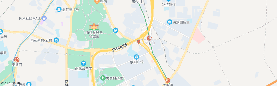 南京卡子门西_公交站地图_南京公交_妙搜公交查询2024