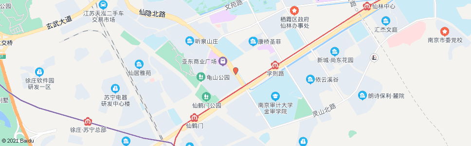 南京仙隐北路仙林大道_公交站地图_南京公交_妙搜公交查询2024