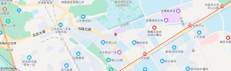 南京学思路北_公交站地图_南京公交_妙搜公交查询2024